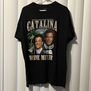 Catalina Wine Mixer Black T-Shirt